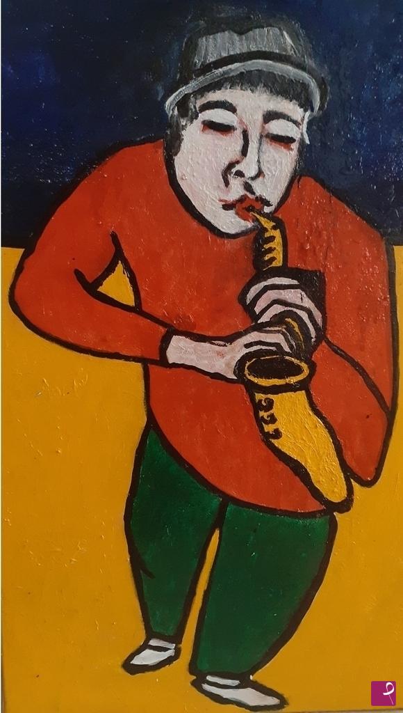 quadri in vendita online - il Saxofonista