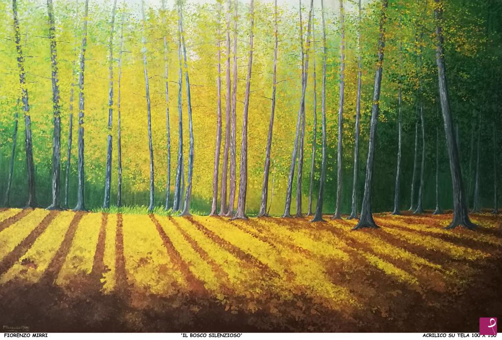 quadri in vendita online - il silenzio del bosco