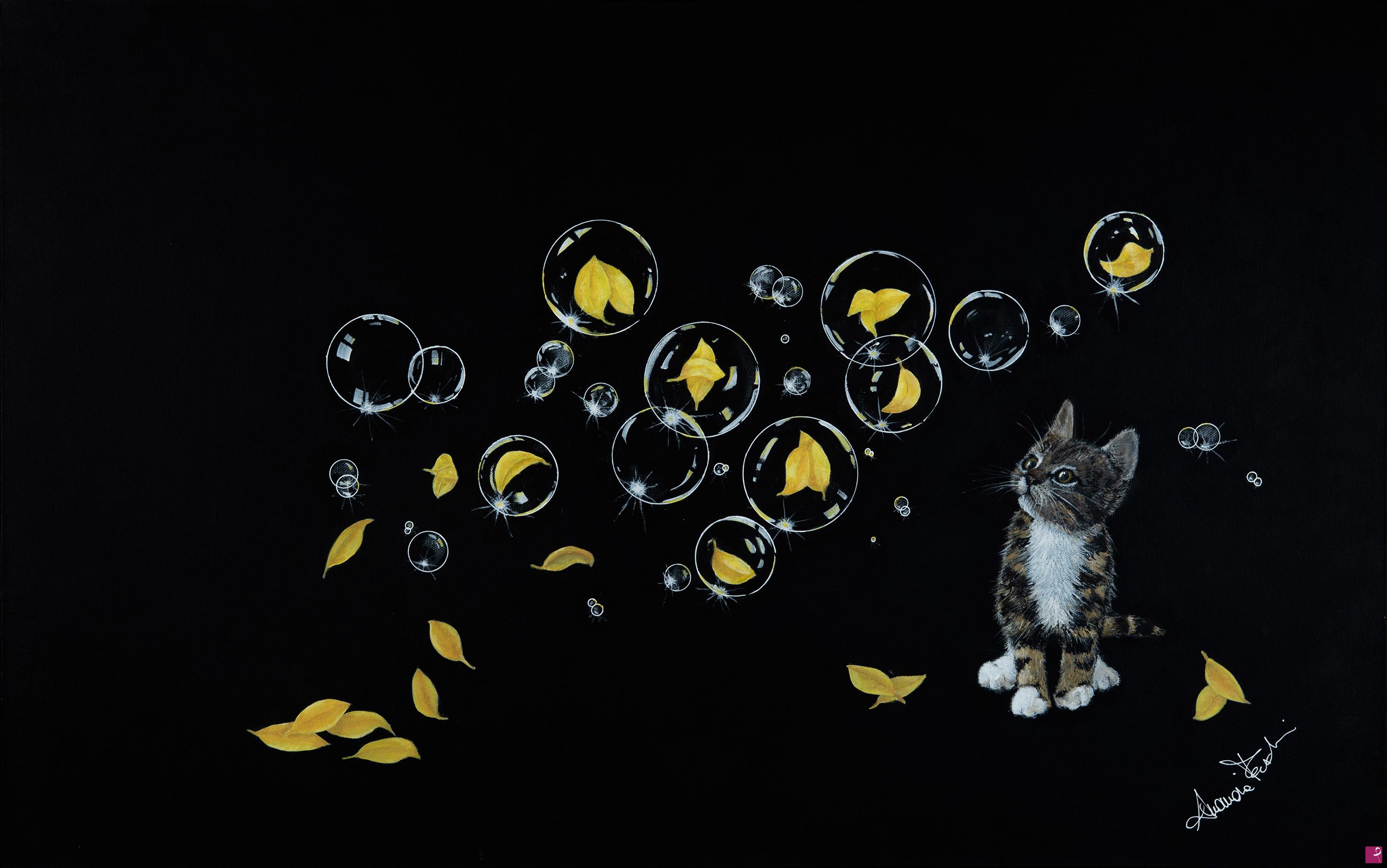 quadri in vendita online - Il sogno del gatto