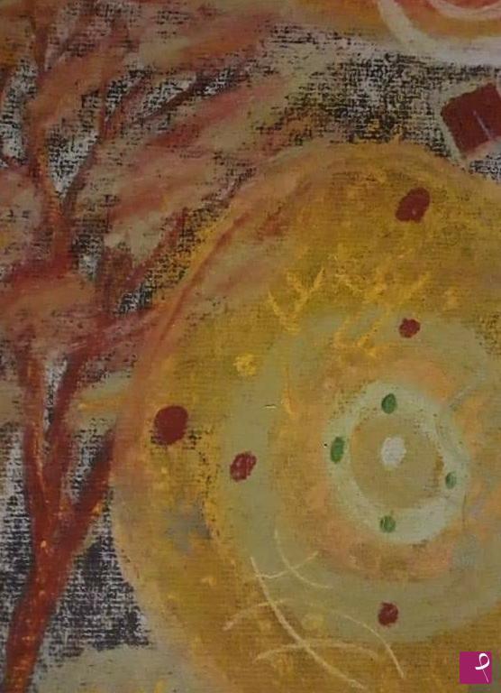 quadri in vendita online - Il sole all'albero della vita