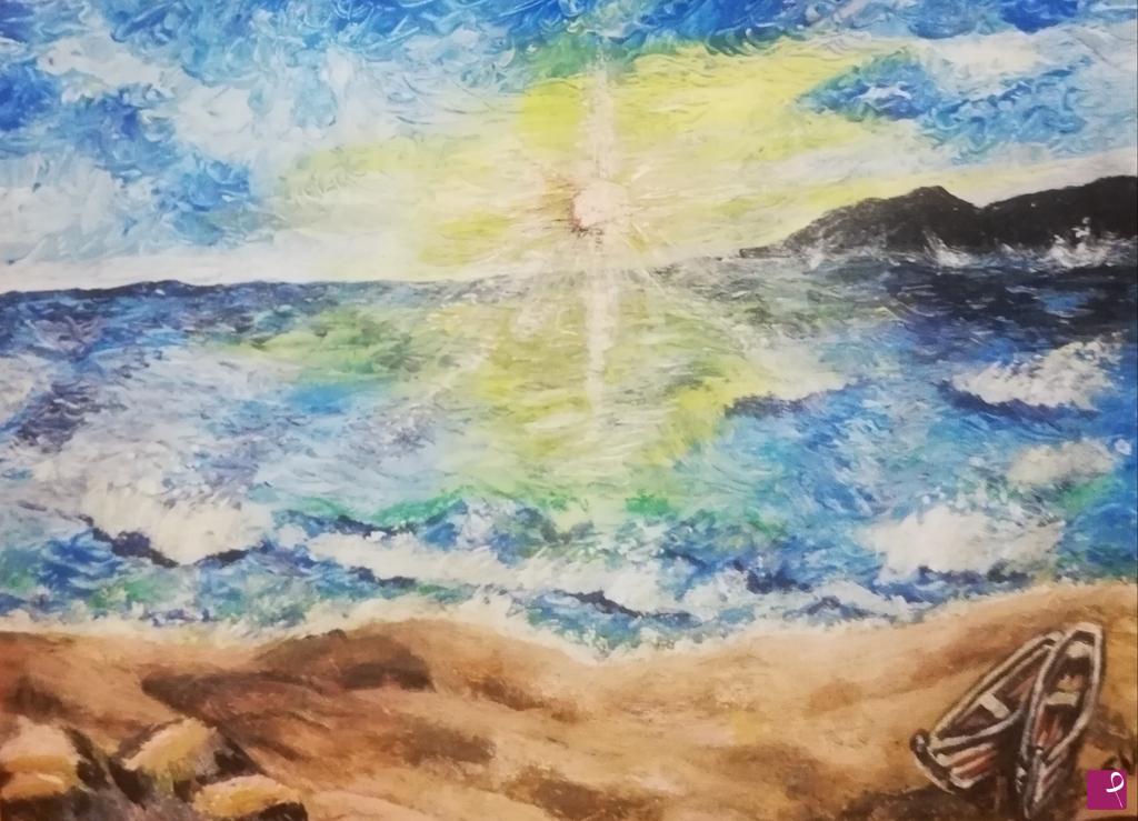 quadri in vendita online - Il sorgere del sole