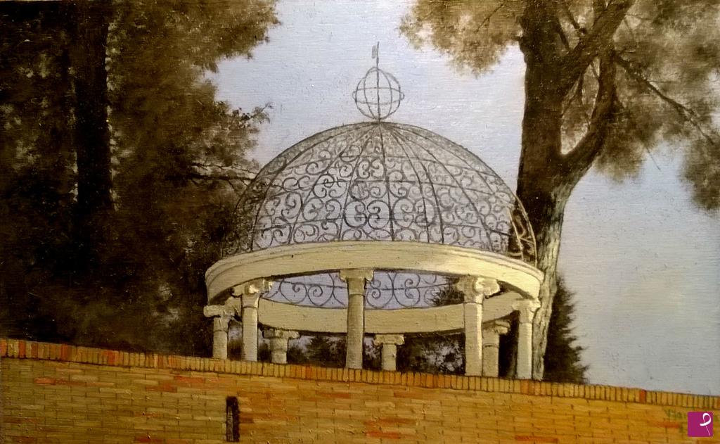 quadri in vendita online - il tempietto di villa Sciarra