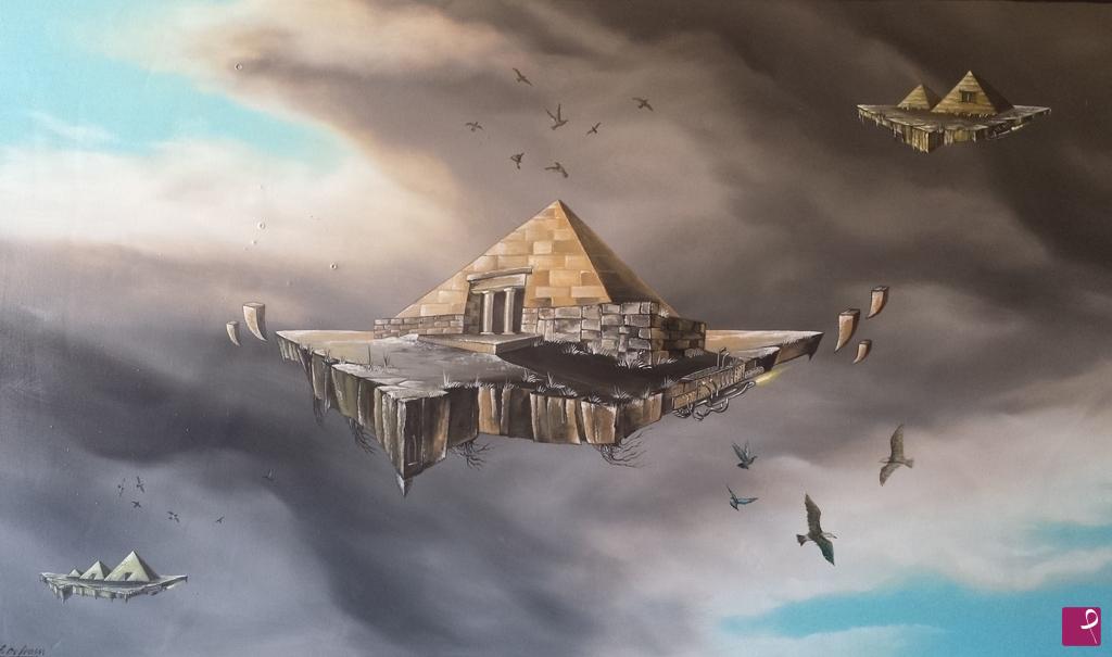 quadri in vendita online - Il tempio
