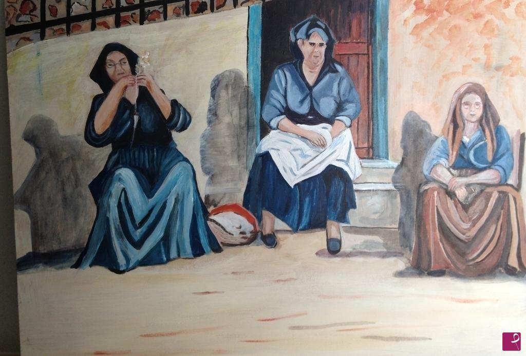 quadri in vendita online - il tempo libero delle donne anziane in sardegna
