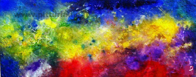 quadri in vendita online - Il tempo...è un fiume che mi trascina...