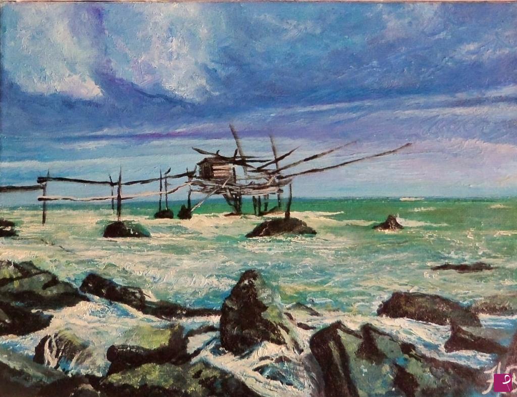 quadri in vendita online - Il trabocco littoral chietino