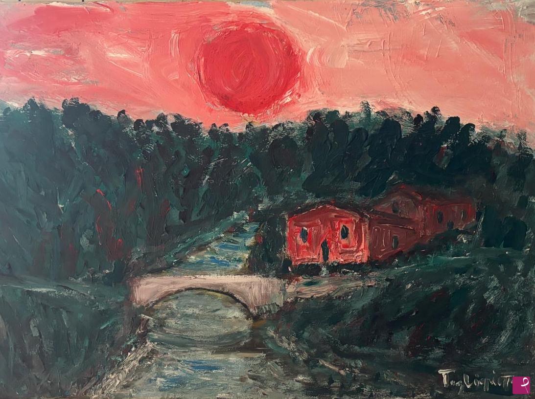 quadri in vendita online - Il tramonto