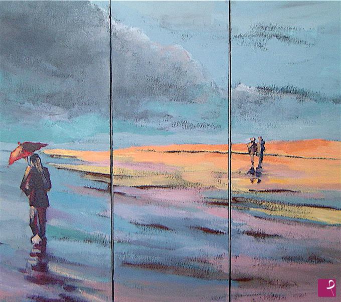 quadri in vendita online - "IL TRAMONTO" / "LE COUCHÉ DU SOLEIL"