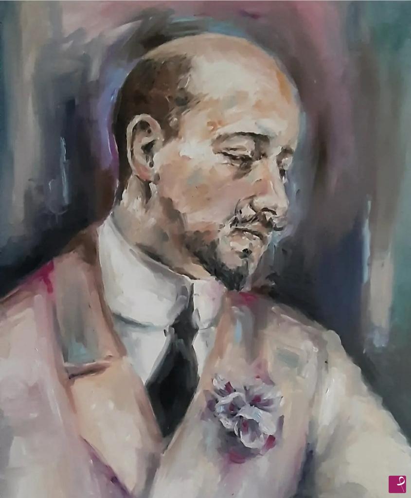 quadri in vendita online - Il Vate, Ritratto di Gabriele D'Annunzio