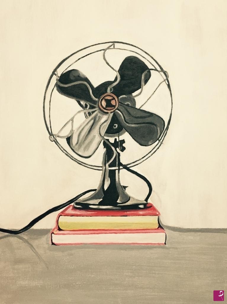 quadri in vendita online - Il ventilatore 