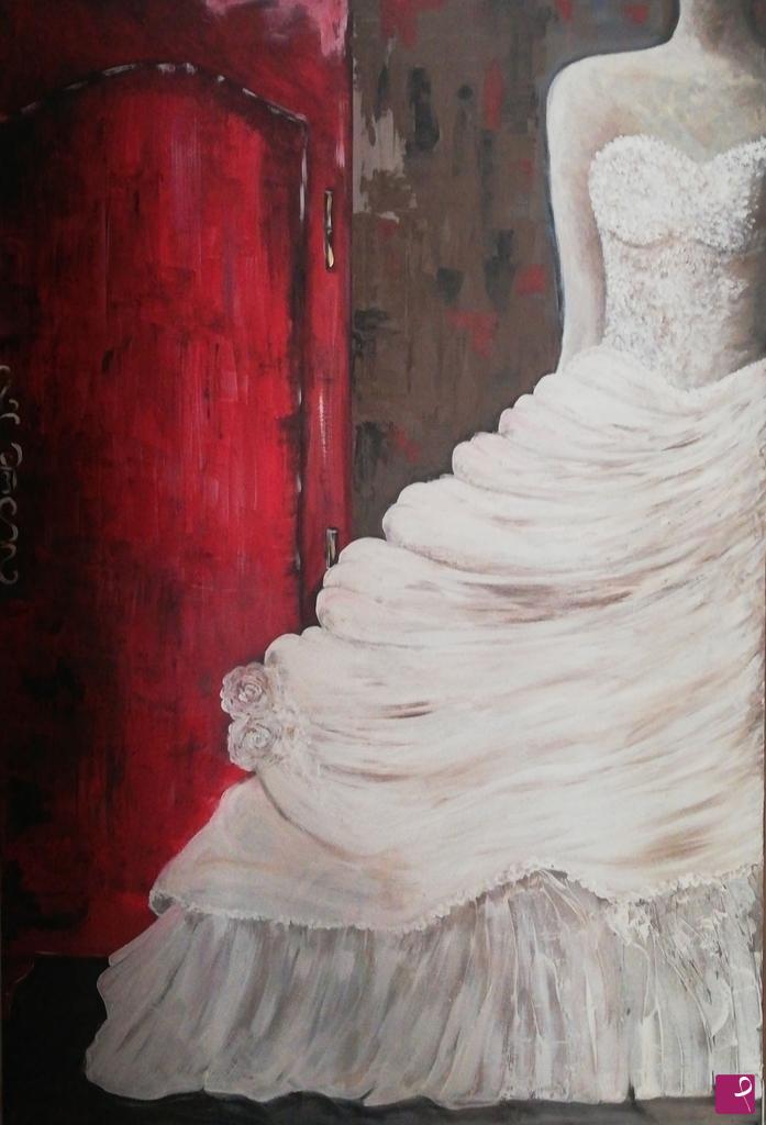 quadri in vendita online - Il vestito della sposa