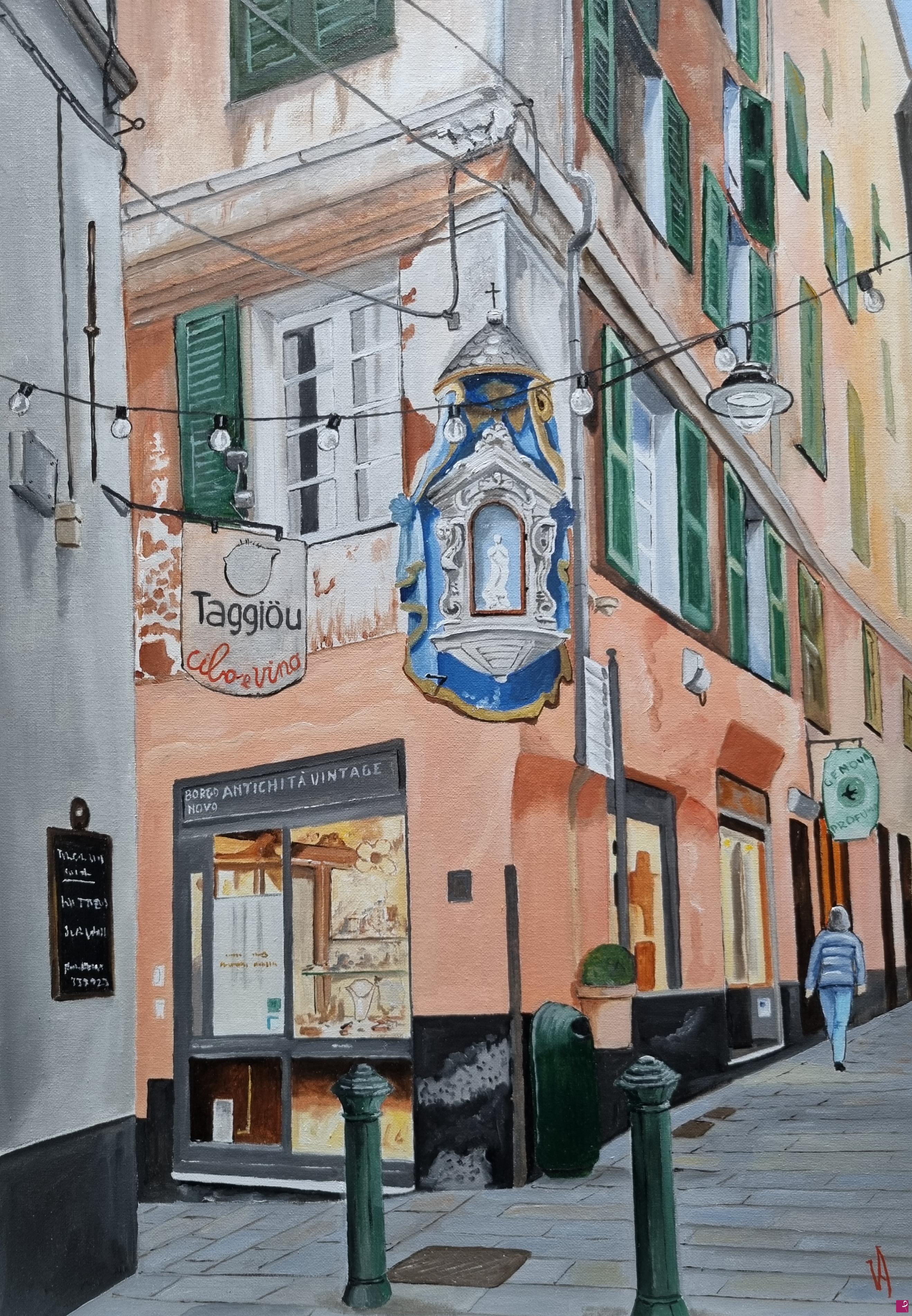 quadri in vendita online - Il vicolo