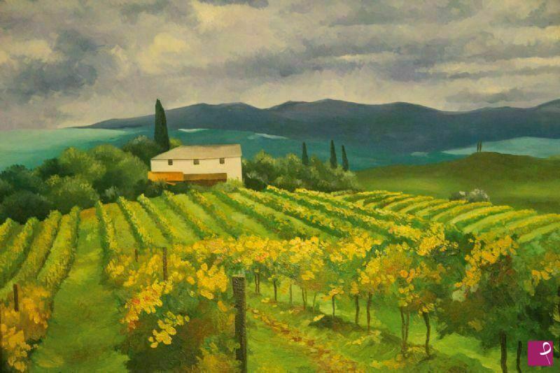 quadri in vendita online - Il vigneto