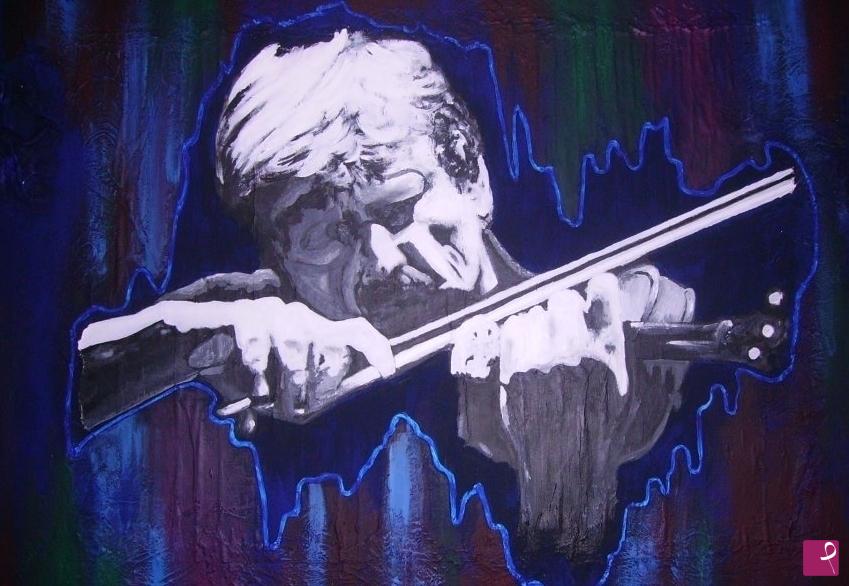 quadri in vendita online - IL VIOLINISTA