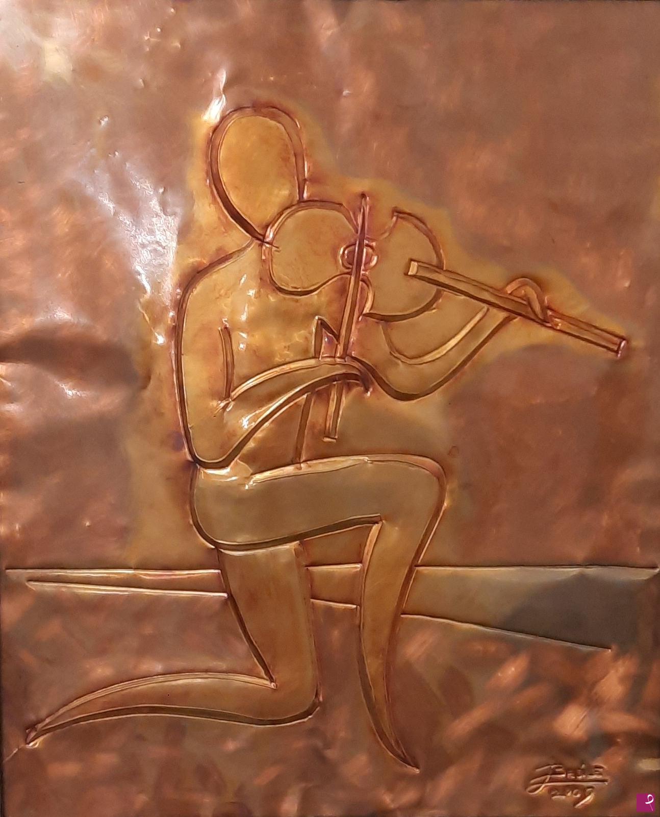 quadri in vendita online - IL VIOLINISTA