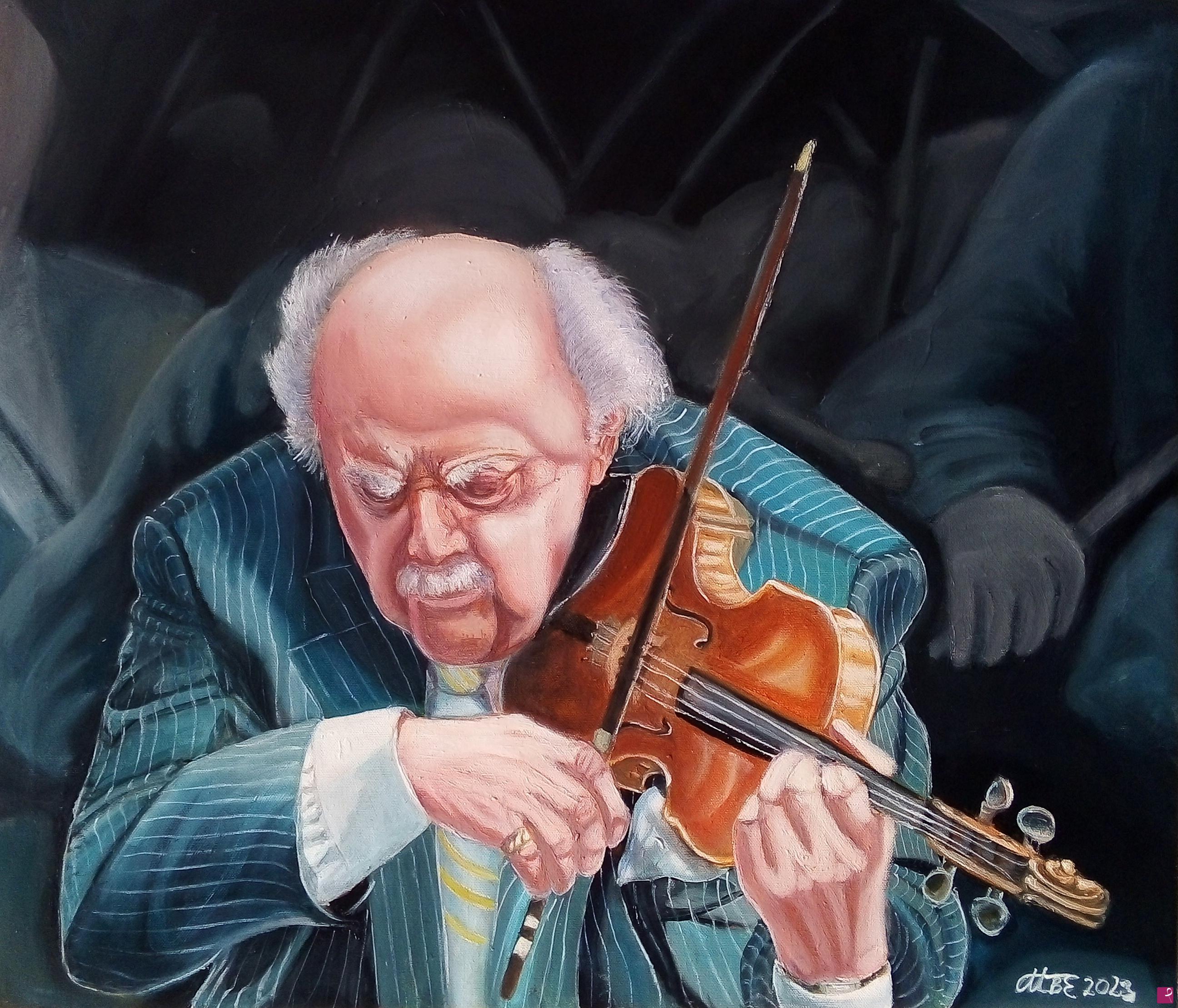 quadri in vendita online - il violinista