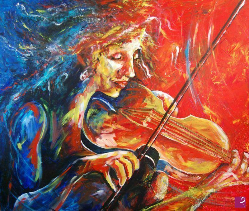 quadri in vendita online - Il violino