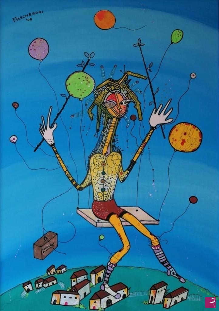 quadri in vendita online - Il volo di Jenia- 2008