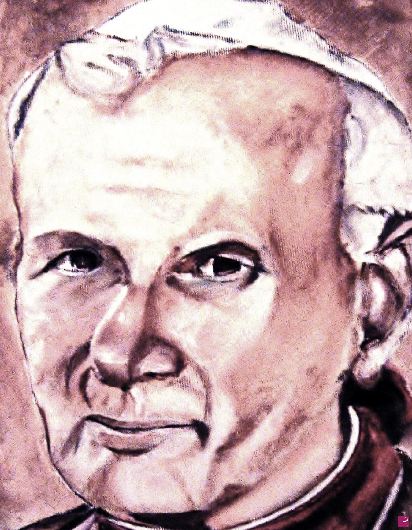 quadri in vendita online - Il volto del papa