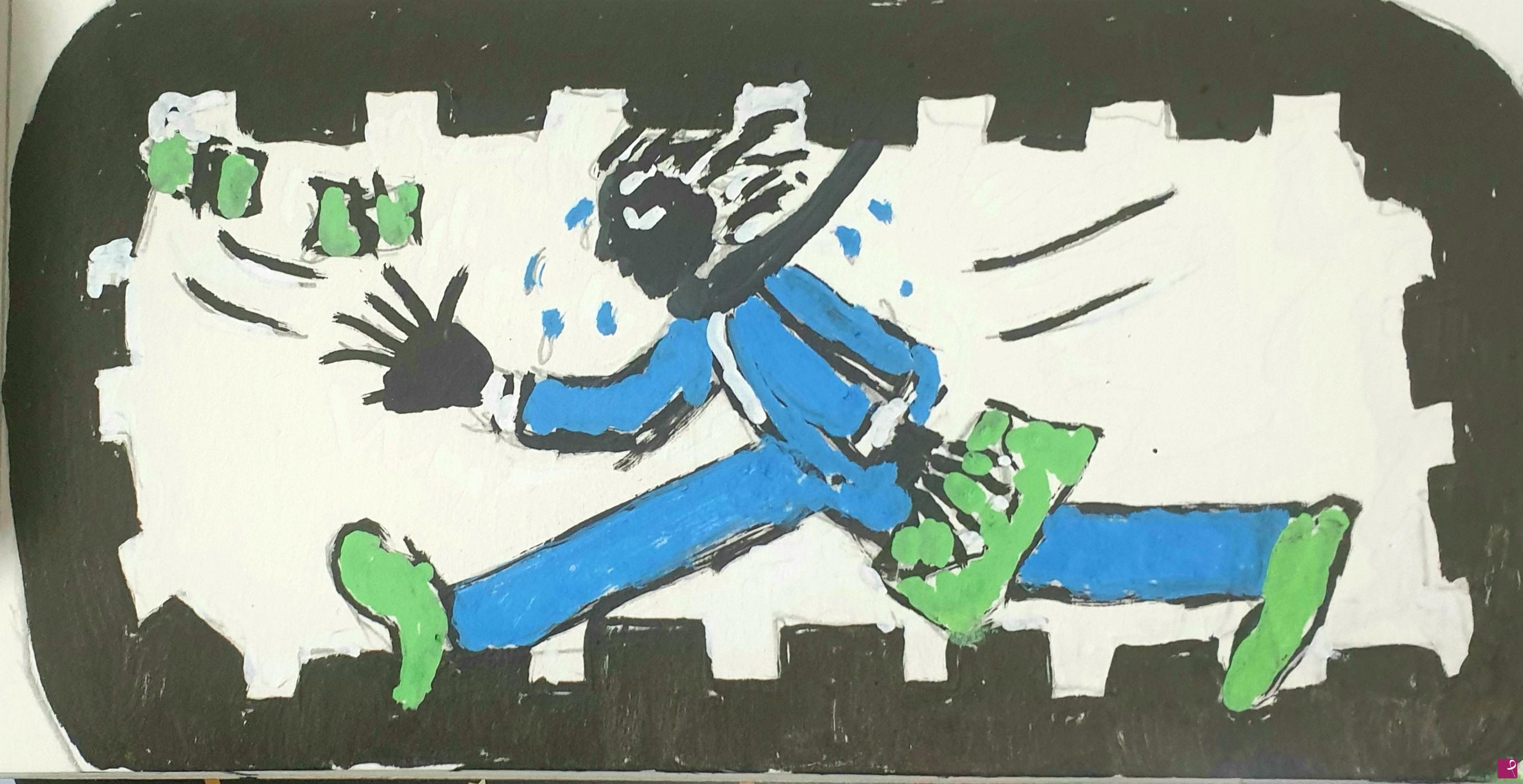 quadri in vendita online - Illustrazione di un articolo di giornale