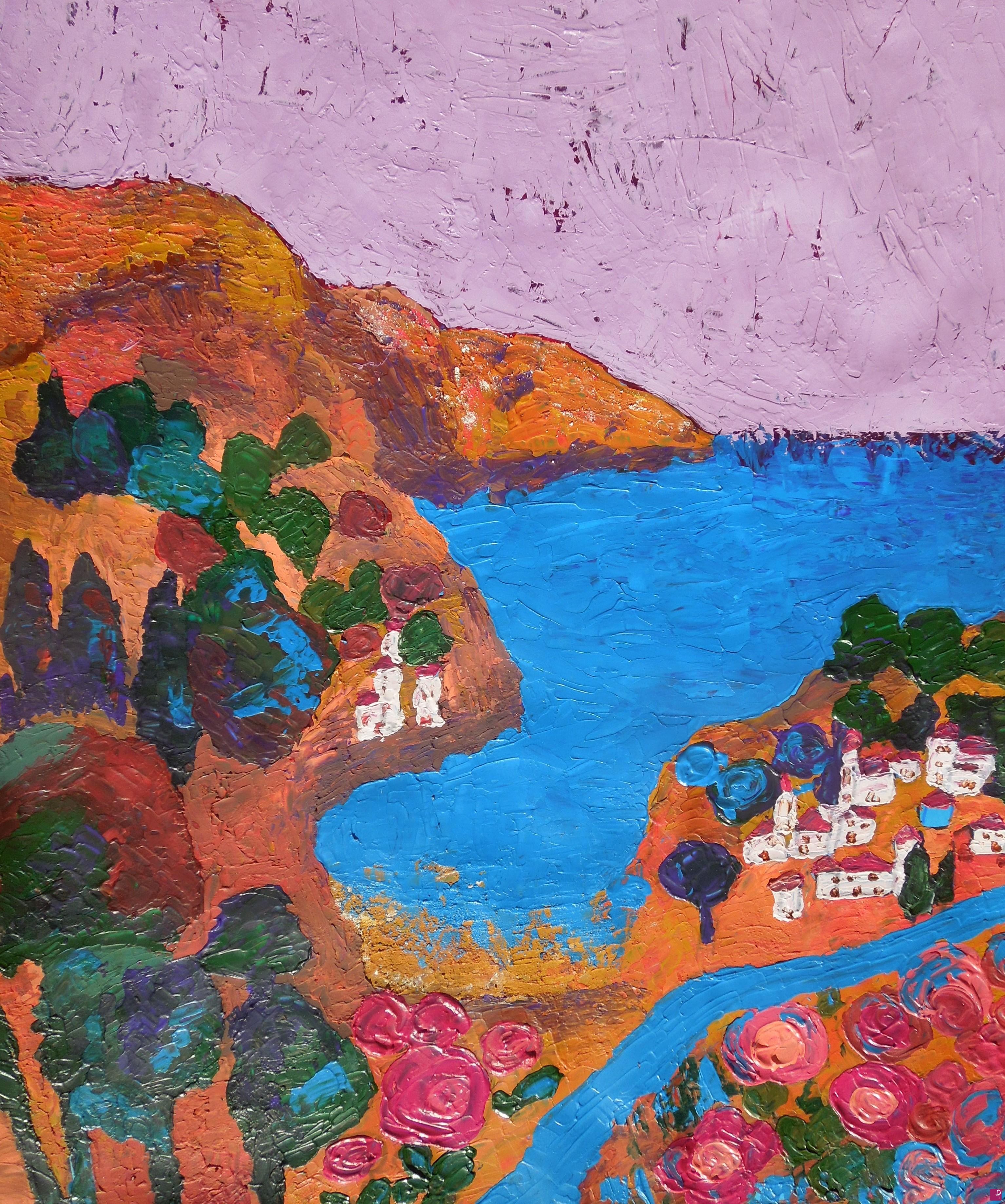quadri in vendita online - Imaginary seascape dawn - 593