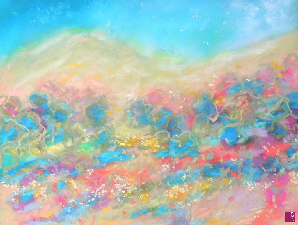 quadri in vendita online - Imaginary spring fields - 295