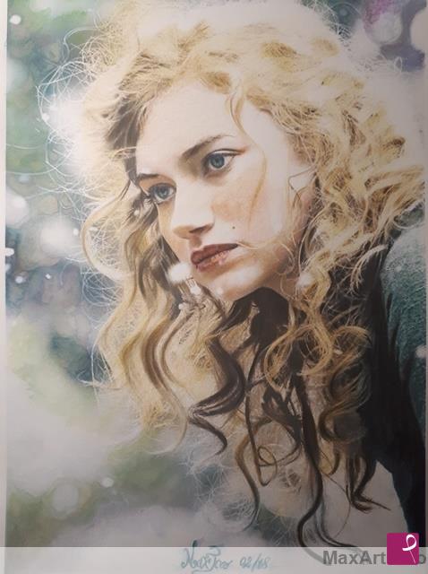 quadri in vendita online - Imogen Poots - la strega 
