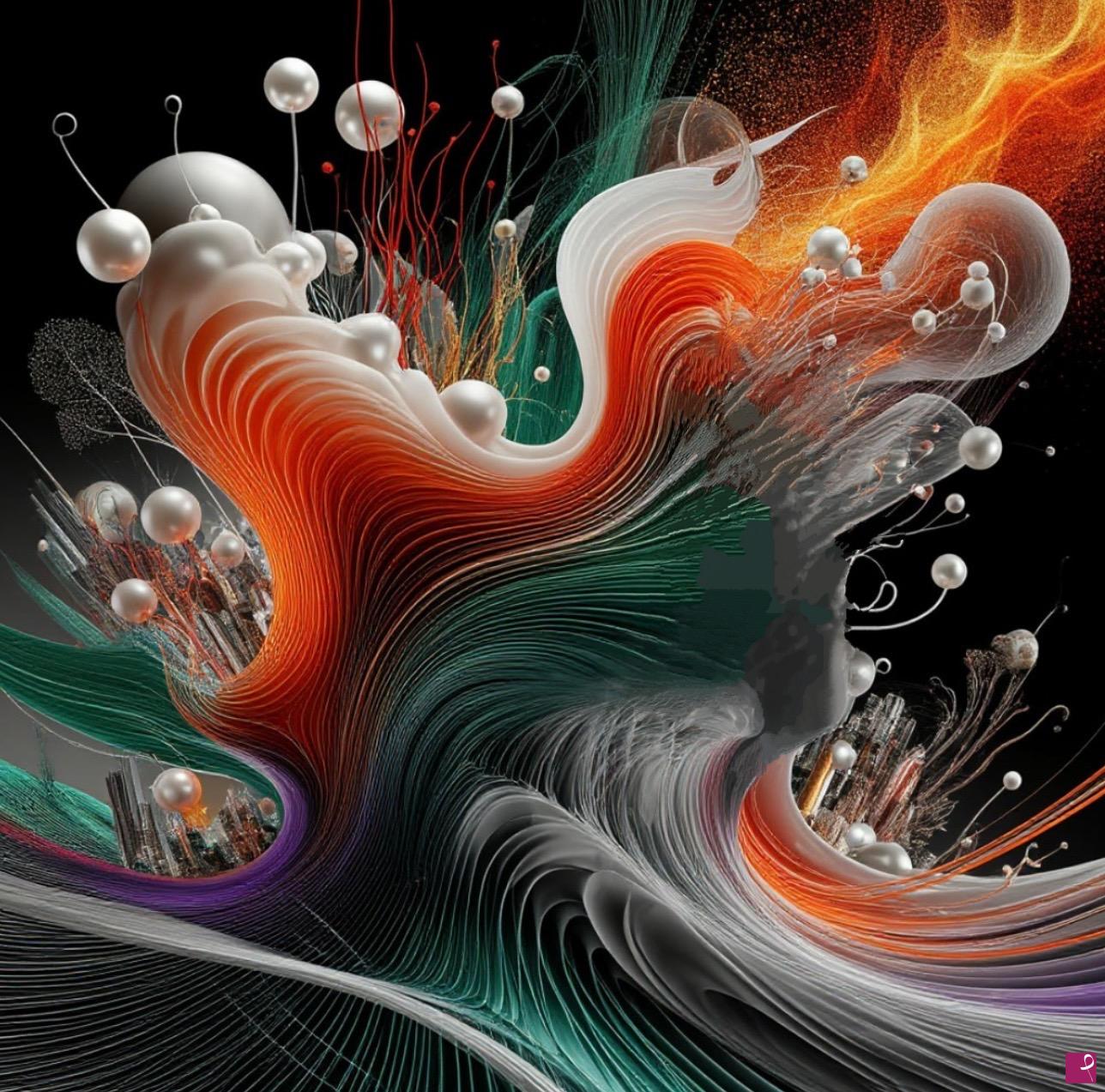 quadri in vendita online - Impact of a sea wave