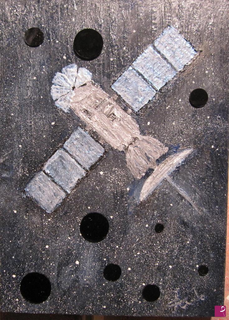 quadri in vendita online - IMPIANTO SATELLITARE ARTIFICIALE--------INVITATO ALLA BIENNALE BARCELLONA E ROMA   