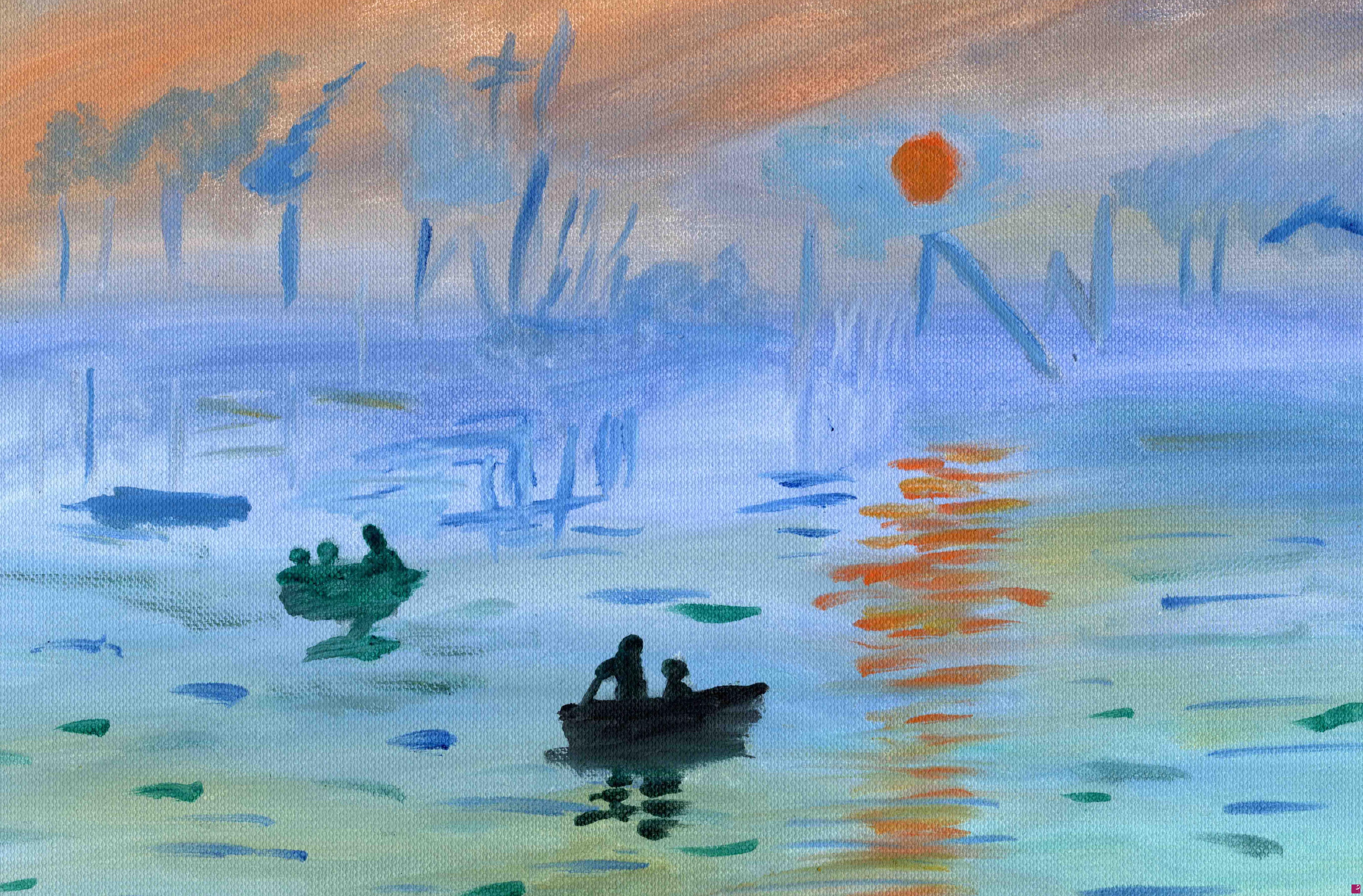 quadri in vendita online - Impression, Soleil levant