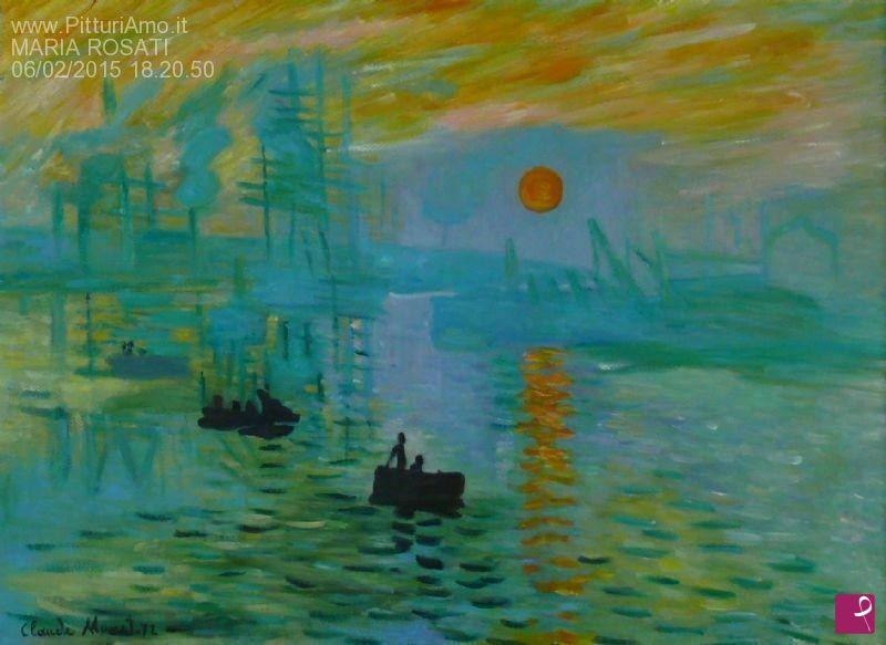 quadri in vendita online - impression soleil levant