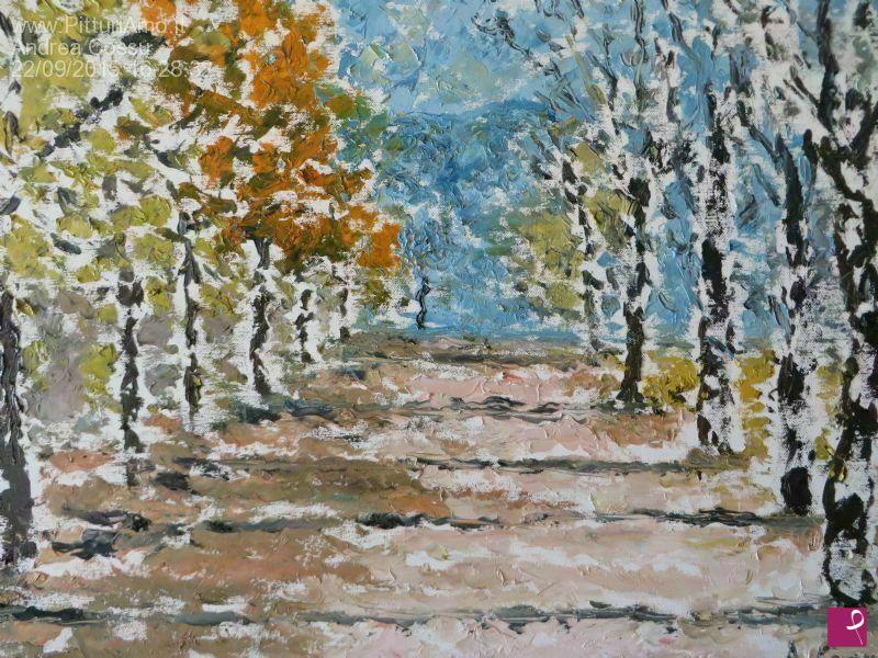 quadri in vendita online - Impressione autunnale