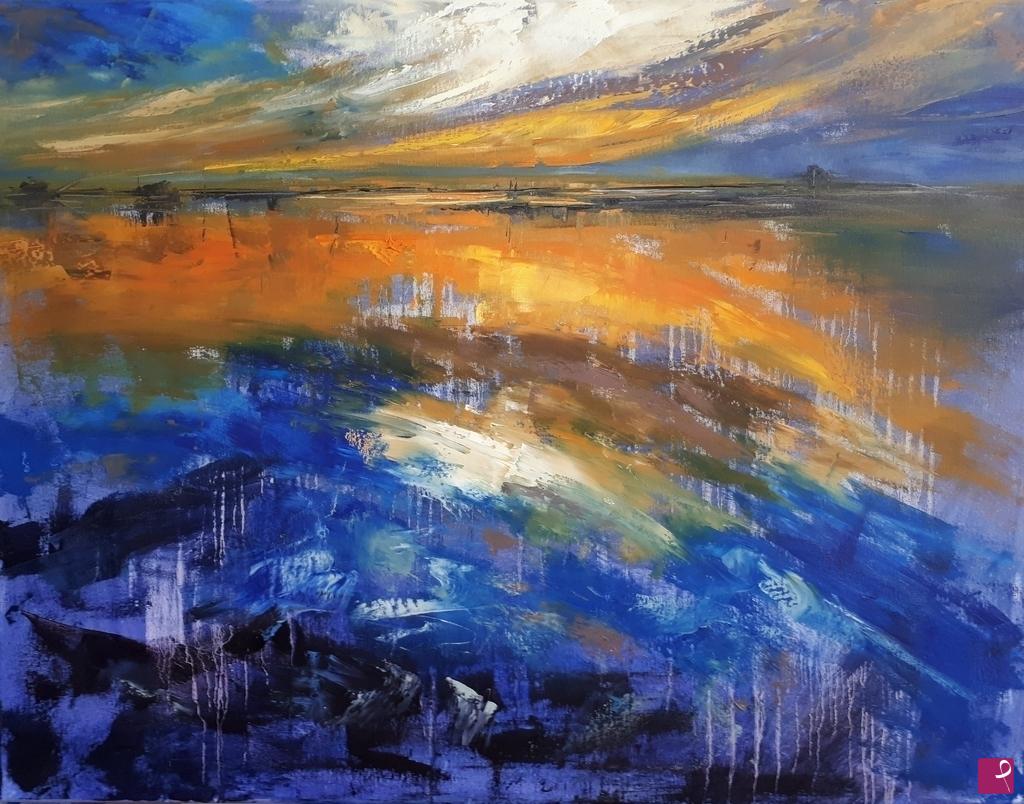 quadri in vendita online - Impressioni di un tramonto 