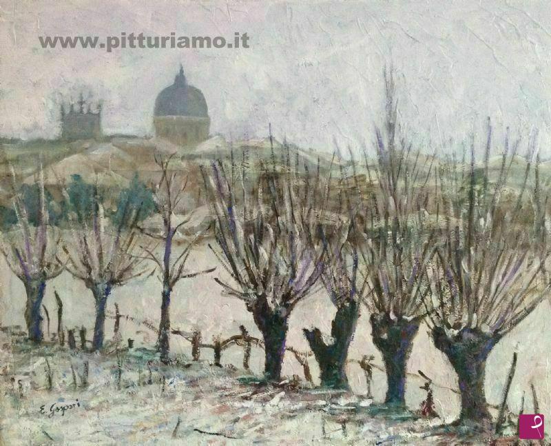 quadri in vendita online - Impressioni d'inverno