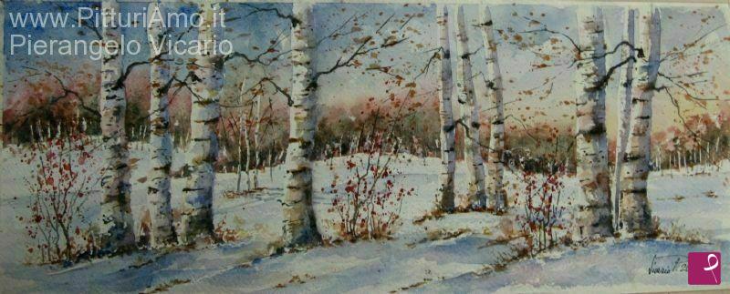 quadri in vendita online - Impressioni d'Inverno