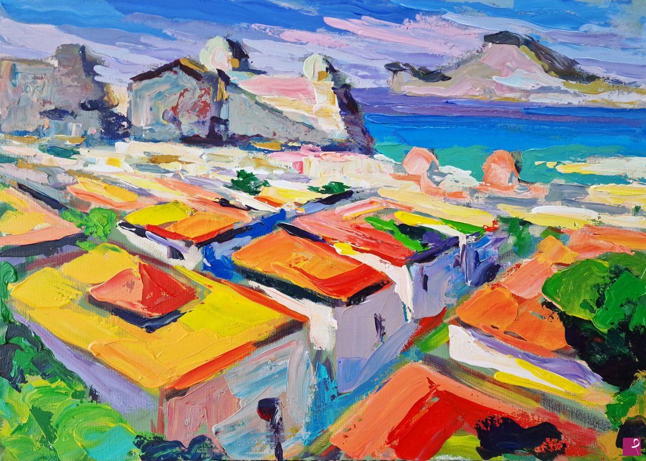 quadri in vendita online - Impressionismo contemporaneo: Pozzuoli