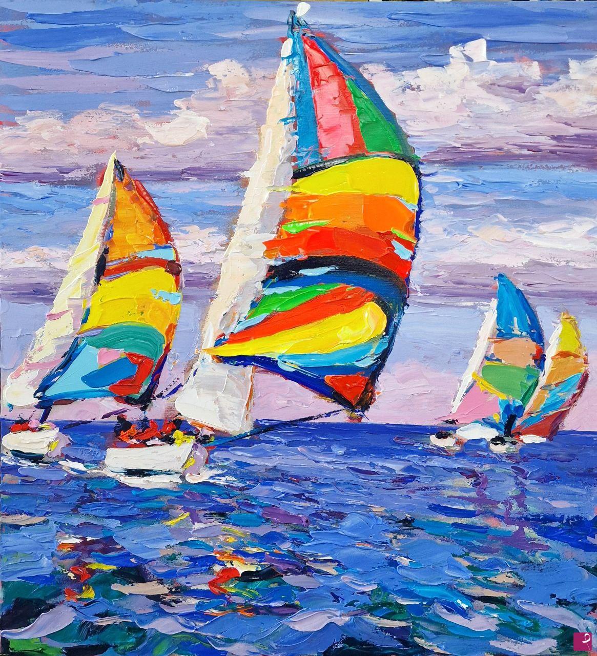 quadri in vendita online - Impressionismo pop: vele
