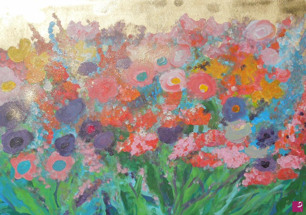 quadri in vendita online - Impressionist garden - 387