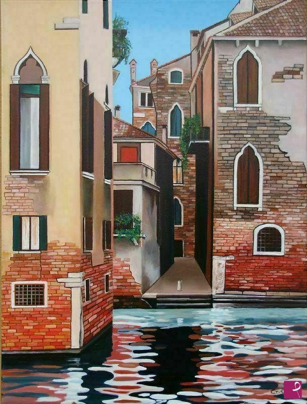 quadri in vendita online - In attesa della gondola