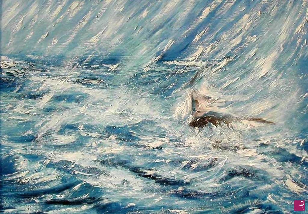 quadri in vendita online - "In balìa della bufera"