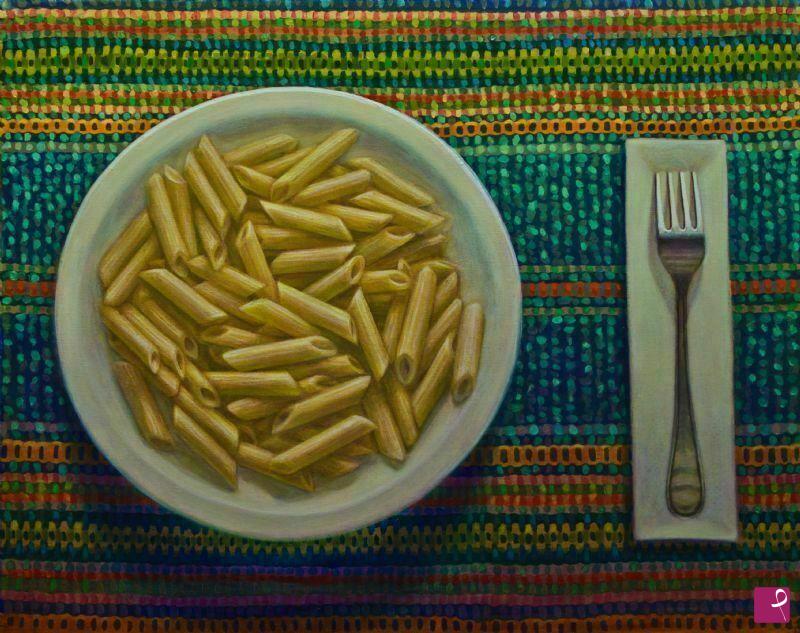 quadri in vendita online - IN BIANCO  -  (Rigatoni )