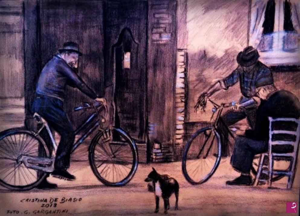 quadri in vendita online - in  bicicletta  a  Bellinzago  lombardo