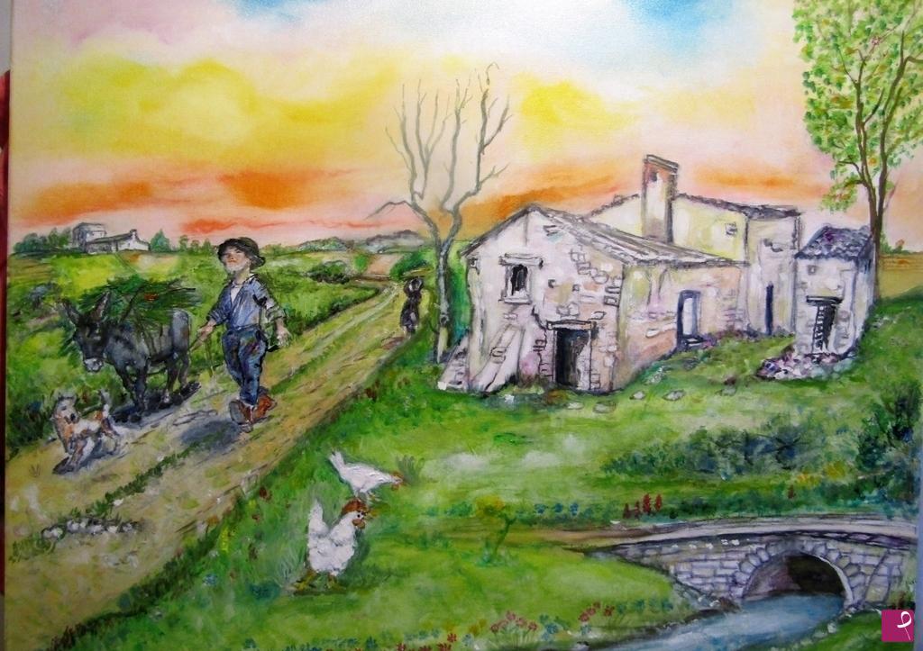 quadri in vendita online - " In Campagna"
