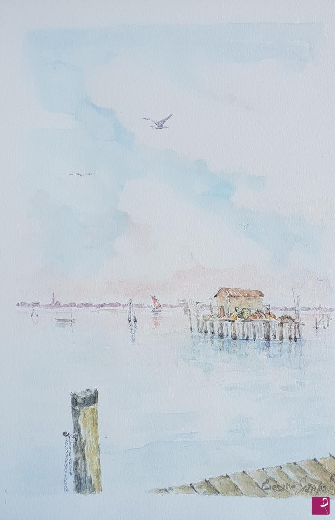 quadri in vendita online - In laguna...Venezia 