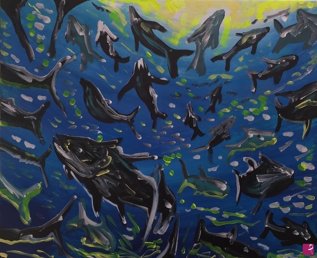 quadri in vendita online - In the deep of the ocean 
