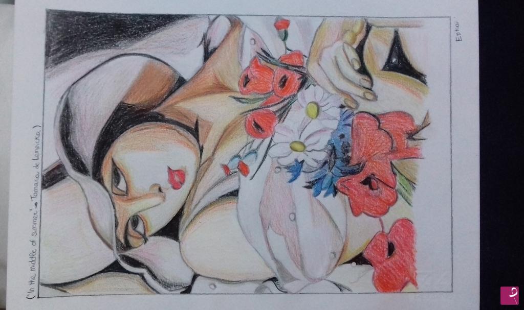 quadri in vendita online - In The Middle of Summer
