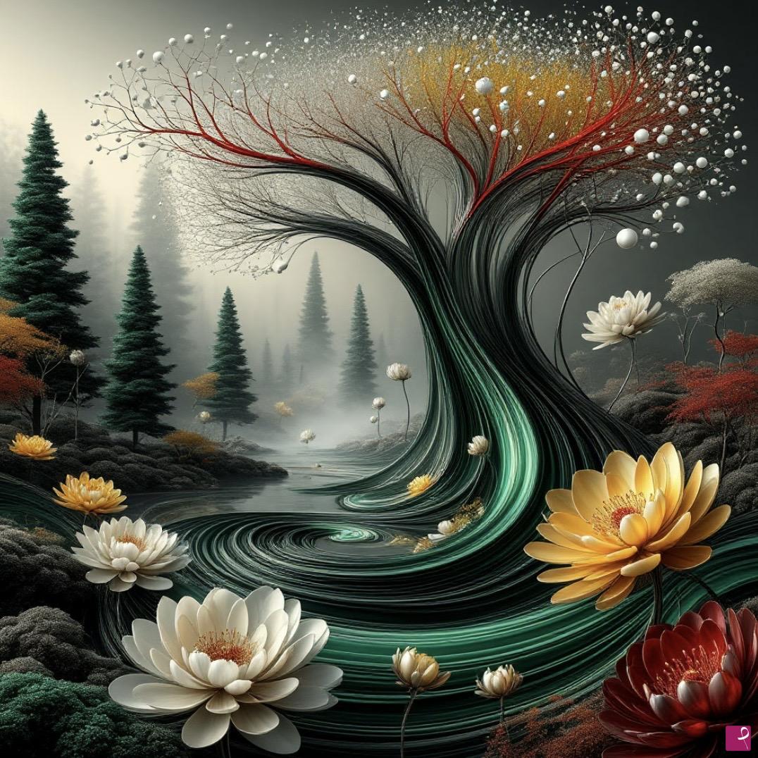 quadri in vendita online - In the morning forest