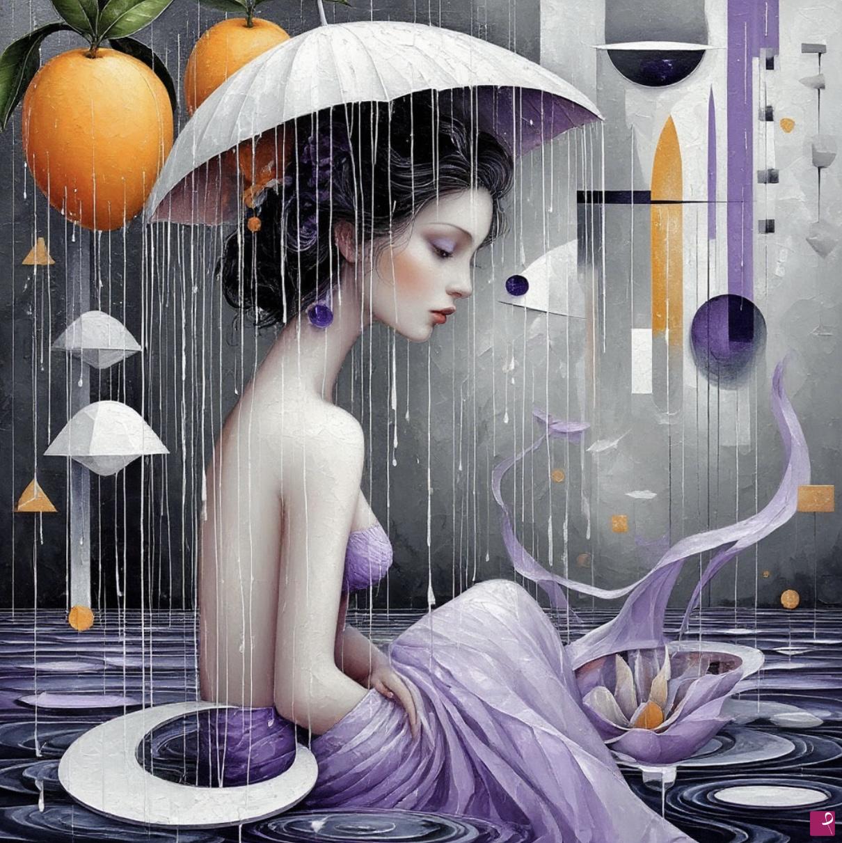 quadri in vendita online - In the rain