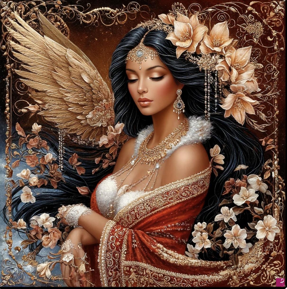 quadri in vendita online - In the style of Erte Lee Bogle
