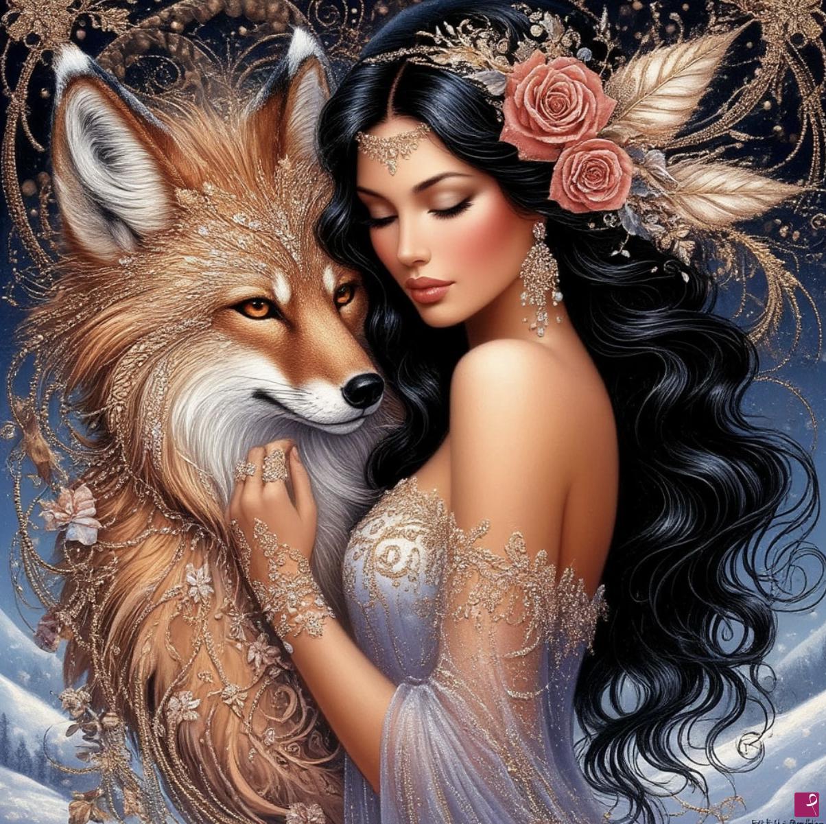 quadri in vendita online - In the style of Erte Lee Bogle2